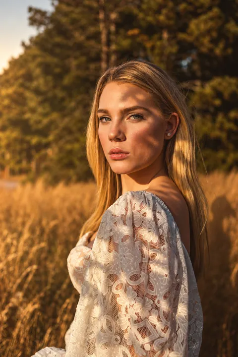 The same portrait, Golden Hour